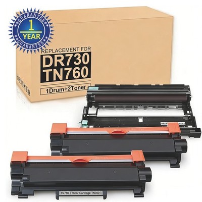 TN760 Toner DR730 Drum Compatible for Brother DCP-L2550DW HL-L2395DW MFC-L2710DW