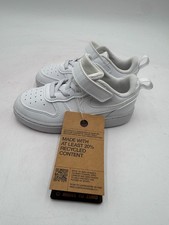 Nike Court Borough Low Recraft DV5458-106 Toddler 9C Shoes Triple White Sneakers