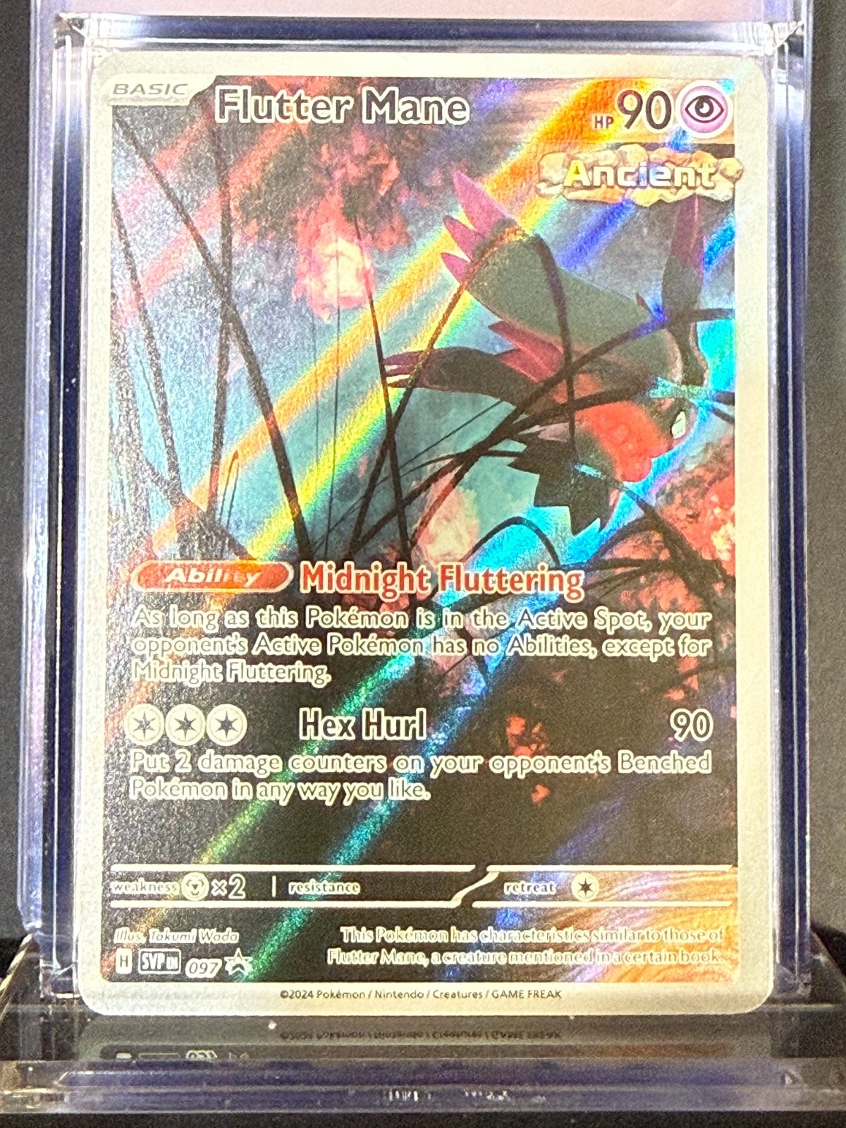Flutter Mane Pokemon 97 PR-SV Promo Near Mint Card