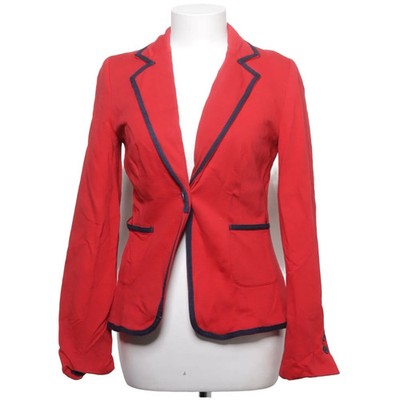 3 Suisses, Blazer, Größe: 38, Rot/Blau, Baumwolle, Damen #e6t