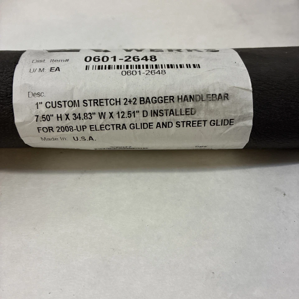 Manillar excavadora KHROME Werks 0601-2648 1” elástico personalizado 2+2 Foto 4 de 4