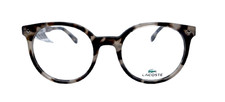 Women Lacoste L2806 219 Tortoise Round Designated Eyeglasses