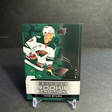 2019-20 Upper Deck Trilogy Hockey Rookie Renditions #RR-16 Nico Sturm NM