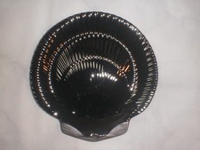 Wedgwood China Basalt Ravenstone Black Larger 8.75" 22cm Scallop Shell Dish