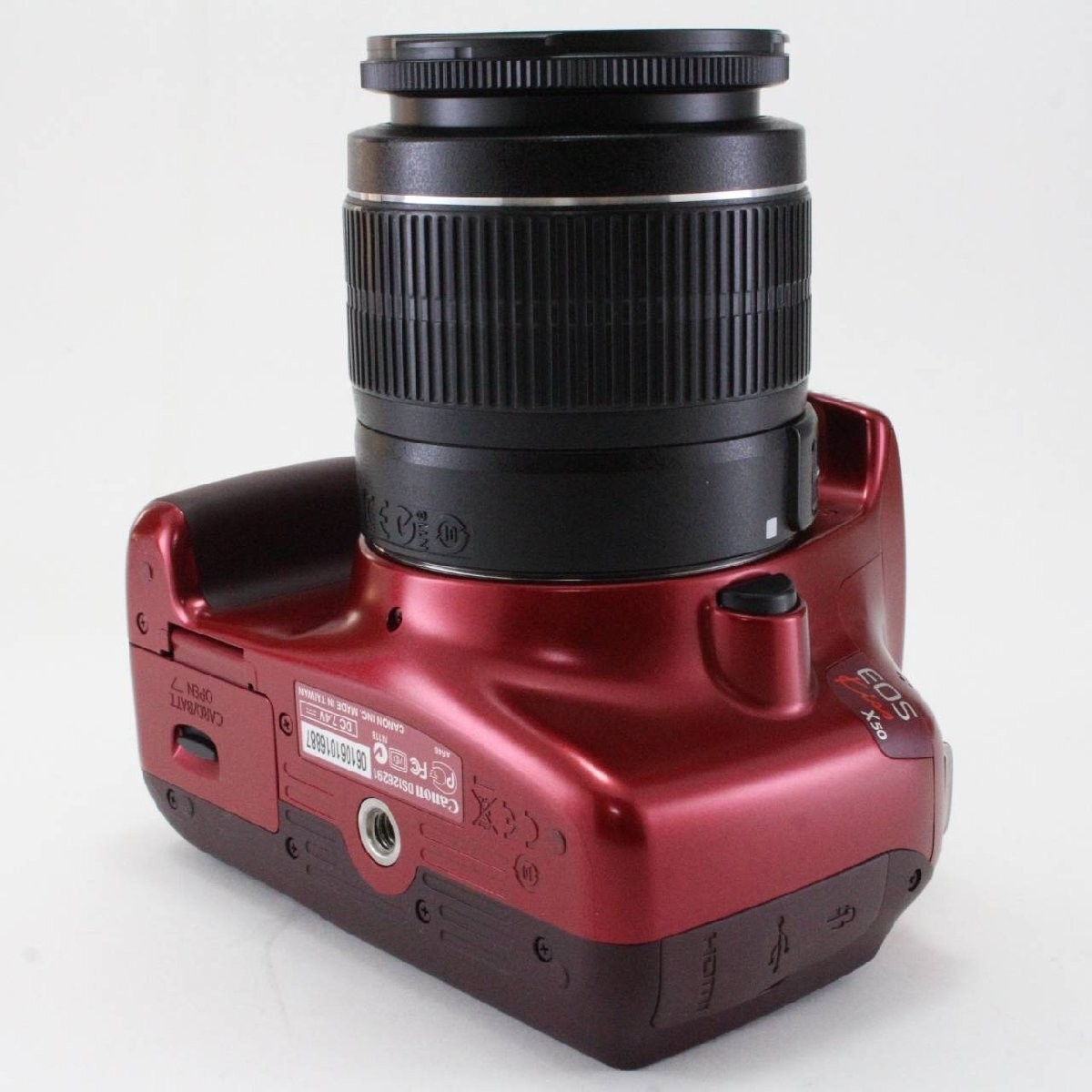Canon EOS Kiss X50/EF-S 18-55mm (良品） Canon Eos Kiss X50 Ef-S 18-55 Is Ii Lens Kit Red Digital