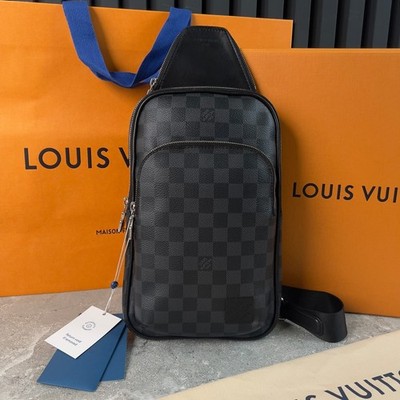 Louis Vuitton Avenue Slingbag Damier Graphite Canvas Rucksack Sling Bag
