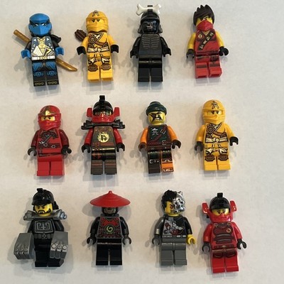 Lego Ninjago Minifigure Lot Of 12 Rare Ninja And Villians