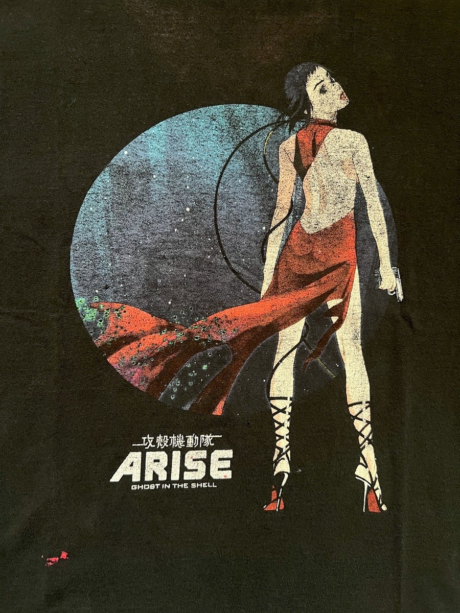 Arise Ghost in a Shell T-Shirt Medium faded distressed anime View 3