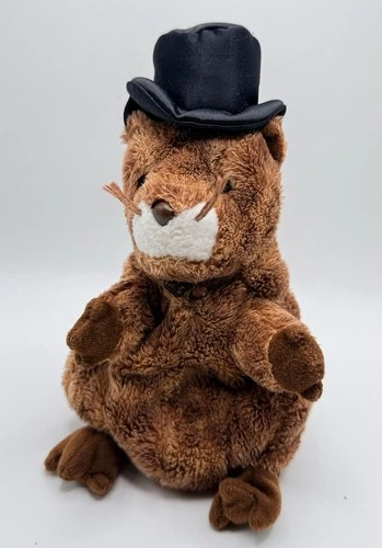 Vintage Ty Beanie Baby Punxsutawney Phil 2004 Groundhog Day Feb 2 Plush Small