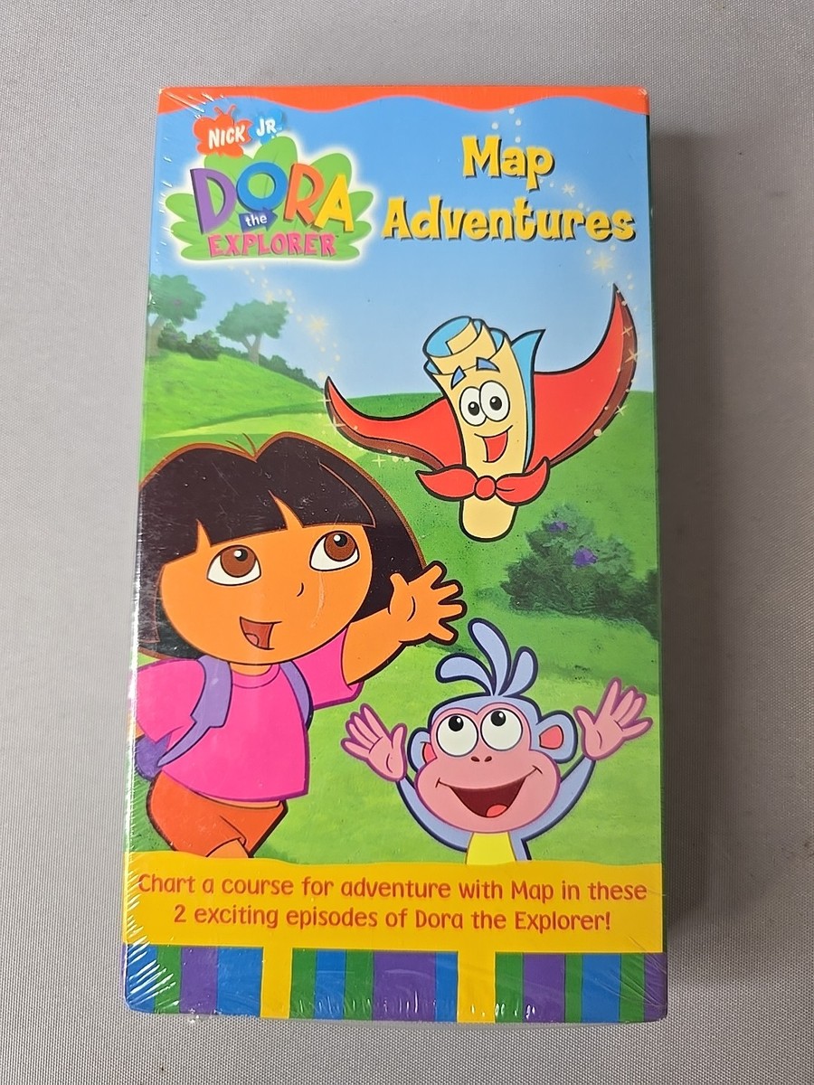New Lot Of 2 Dora the Explorer, Super Silly Fiesta! & Map