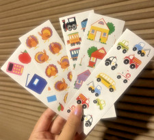 Mrs. Grossman's Mix Sticker Lot of 5 Sheets Low Cost Shipping Exclusive Sheets