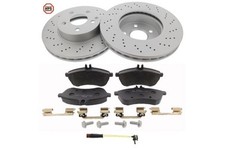 Bremsensatz Scheibenbremse Vorderachse für MERCEDES-BENZ C-KLASSE T-Model Coupe