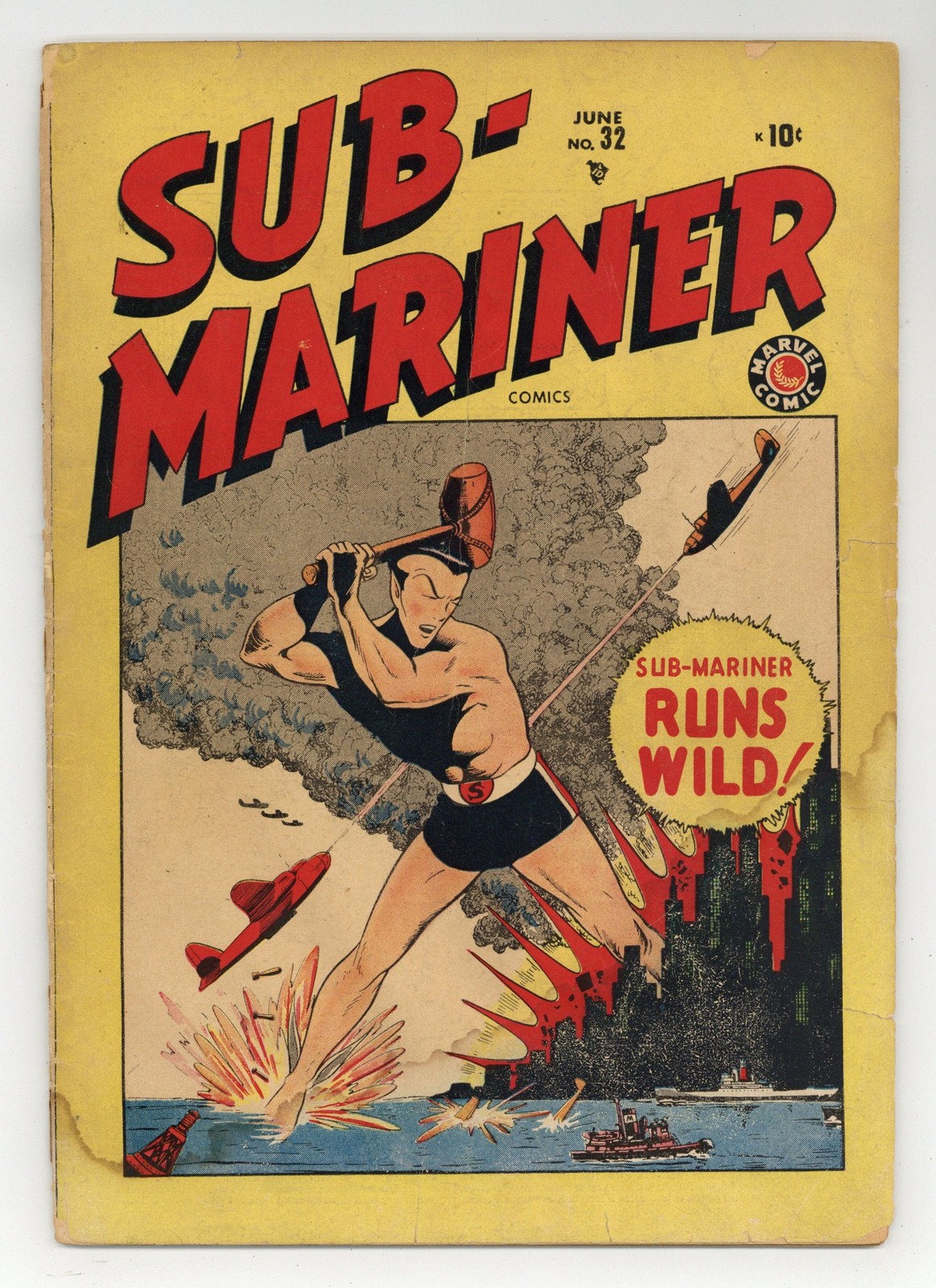 Sub-Mariner Comics #32 FR 1.0 TRIMMED 1949