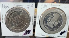 1966 1969 $ SLOT TOKENS JOE MACKIE'S STAR CASINO FM WINNEMUCCA NEVADA COIN