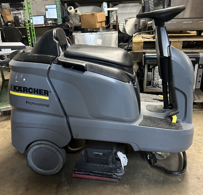 #ad #ad Karcher B 90 R Ride On Floor Scrubber Dryer no charger needs work $3825.00