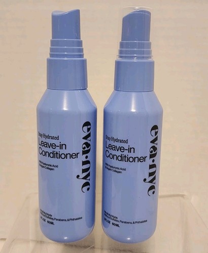 2PK Eva Nyc Stay Hydrated Leave in Conditioner ~ 2 FL OZ EACH ~ Travel Size - Picture 2 of 8