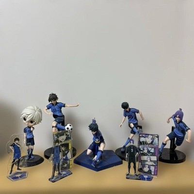 Blue Lock Figures Acrylic Stand Set Nagi Rin Leo Collectible Ready to Use