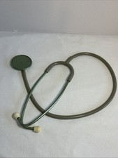 Vintage LITTMANN 3M Gray Green Stethoscope Tested and works Made in the USA