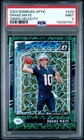Drake Maye 2024 Donruss Optic Green Velocity Rated Rookie #229 PSA 9