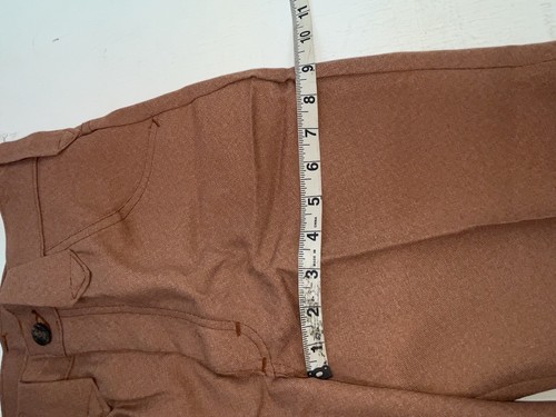 New Vintage Orange Lee Polyester Pants #2032628 OO-77 - Picture 17 of 23