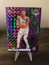 Tyler Smith 2024-25 Panini Mosaic Rookie #225 Purple Mosaic Prizm /99 Bucks