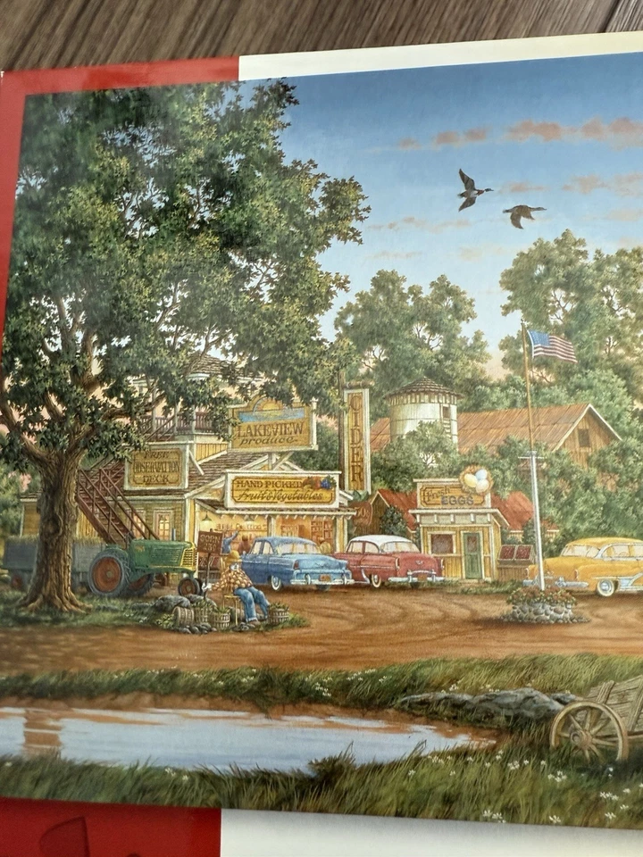 The Puzzle Collection Jigsaw Puzzle ‘Cider Stand’ (750 Pc) Kreutz RoseArt NEW - Image 3 of 4