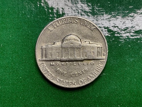 1964 D Jefferson Nickel DDR Variety Coin error , See Photos - Picture 9 of 10