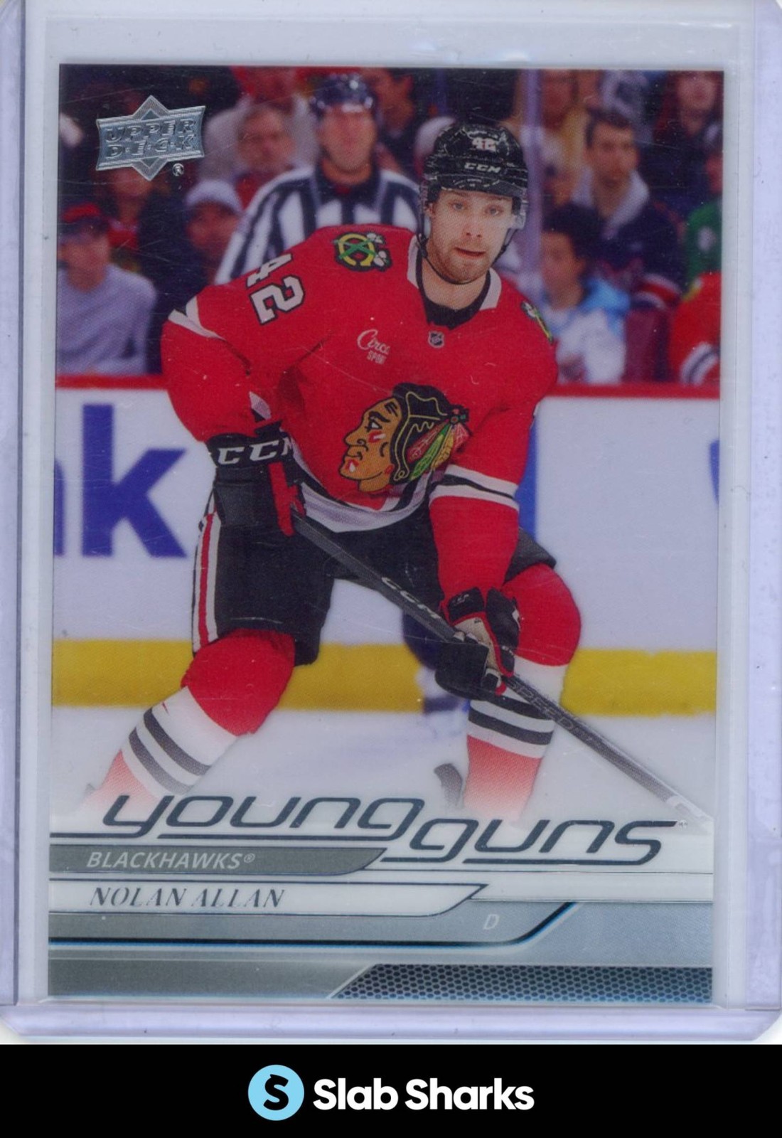 2024 UPPER DECK #491 NOLAN ALLAN CLEAR CUT YOUNG GUNS RC ROOKIE