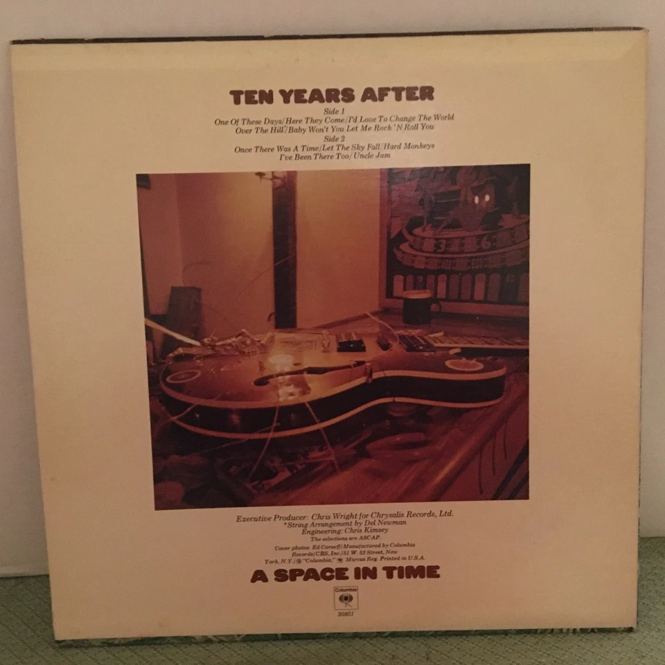 Ten Years After  LP    A Space in Time KC30801 Columbia 1971 Vinyl - Image 2 of 4