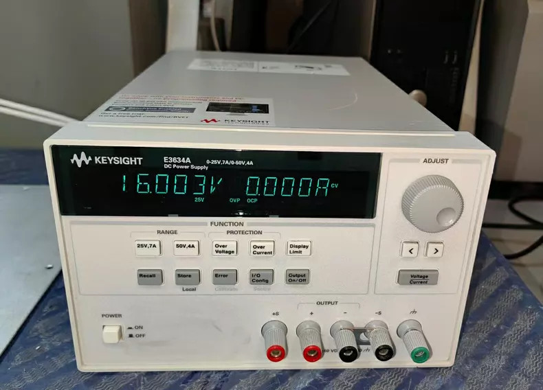 1PCS Keysight Agilent E3634A 0-25V,7A/0-50V,4A DC Power Supply