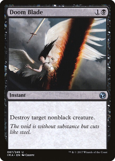 Doom Blade NonFoil Iconic Masters 87 NM MTG