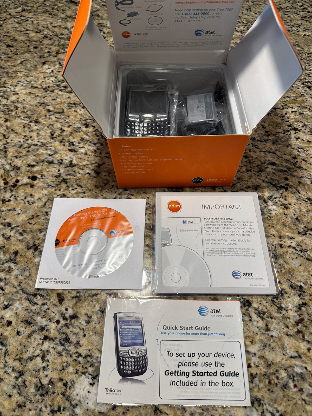 Palm Treo 750 Smart Device for AT&T (unlockable) - NEW, comp