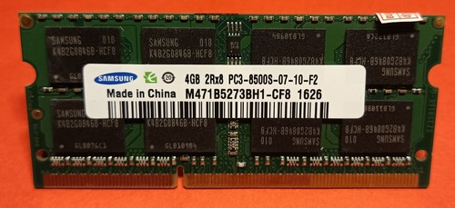 6GB, = 2 Module DDR3 RAM 2Rx8-PC3-8500S