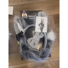 H169 Happy Halloween CAT instant Costume Accessories Headpiece/Bow Tie/Tail NEW