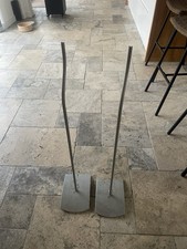 Pair Of Bose UFS Universal Floor Speaker Stands Silver
