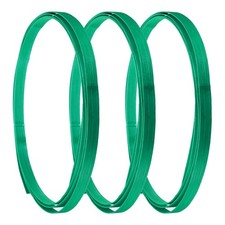 3 St&uuml;ck Bambusstreifen f&uuml;r Weben, 0,6 Zoll x 3 m f&uuml;r Handwerk, gr&uuml;n