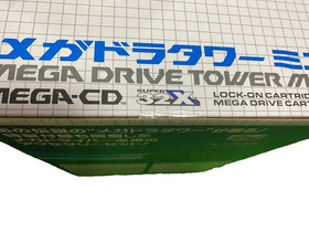 Sega Mega Drive Tower Mini Mega CD Super 32X Look-On Cartridge Set Used