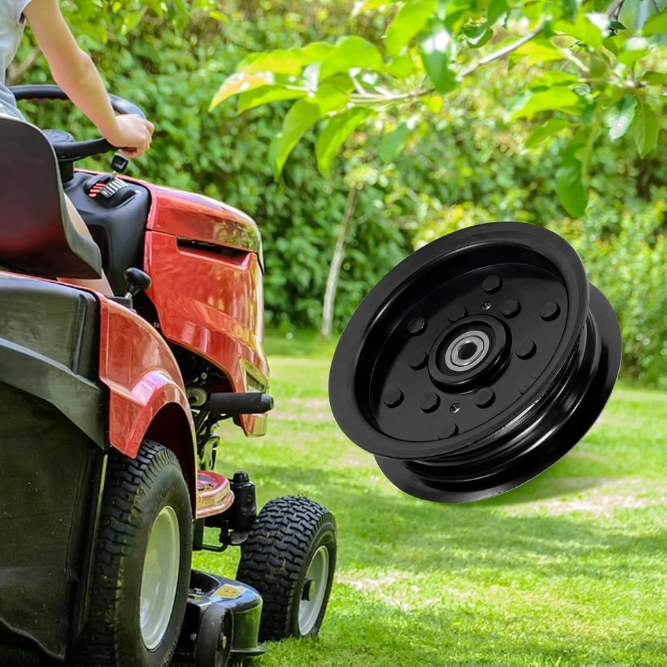 Idler Pulley for Craftsman Mower - Flat Idler Pulley Bearing Fit for Craftsman - Image 4 of 4