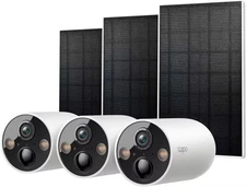 TP-Link - Tapo Outdoor Battery-Powered Wireless 2K Security Camera with Solar...