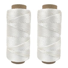 Heavy Duty Nylon Twine for Gardening or Masonry String Line 250 Feet White