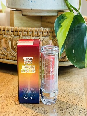 Avon VDL Tint Bar Triple Shot Triple Red Rouge Triple 0.12 oz