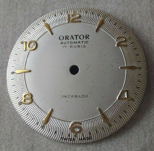 lot 10 cadrans montre gousset neuf de stock ancien diamètre 41 mm