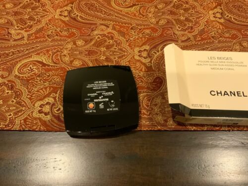 CHANEL LES BEIGES Healthy Glow Sun-Kissed Powder MEDIUM CORAL , BNIB,HTF - Picture 3 of 4