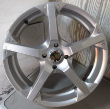 bk racing 17" 5 spoke alloy wheel 7jx17 pcd 4x100 et38 4h-100