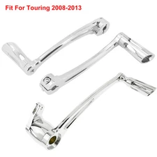 Chrome Brake Arm Shift Lever Pegs Fit For Harley Touring Road King FLHR 2008-13