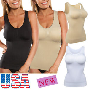 Women's Slimming Tank New Tummy Control Seamless Cami Body Shaper Shapewear Vest