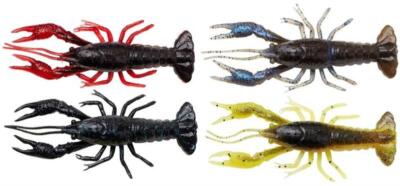 SavageGear 4D CRAW 6er Pack schw. Krebs Raubfischangeln