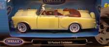 CREAM 1953 PACKARD CARIBBEAN CONVERTIBLE WELLY 1:24 SCALE DIECAST METAL CAR