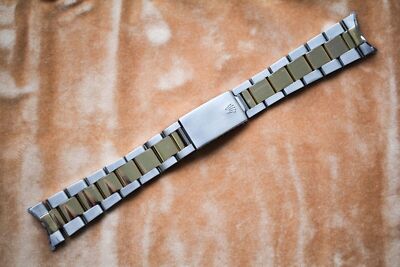 Rolex 78363 GMT 1675-3 Steel Gold Vintage Bracelet Year 1977 Rolex 78363 GMT 1675-3 Steel Gold Vintage Bracelet Year 1977