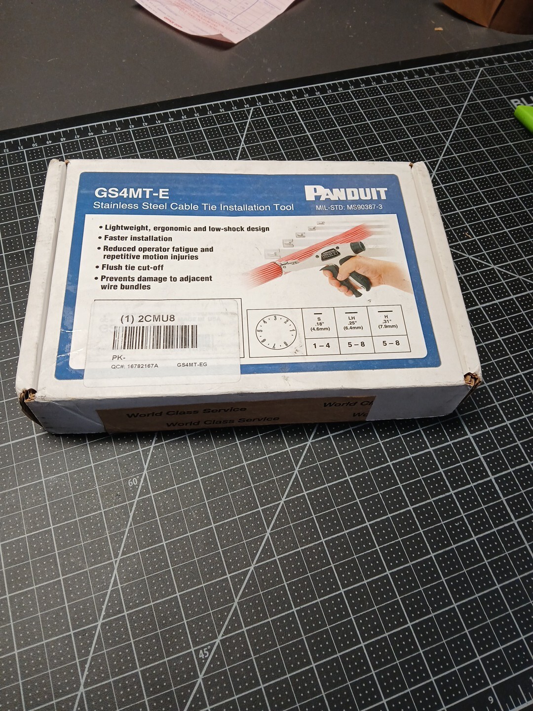 Panduit GS4MTE Ergonomic Cable Tie Installation Tool, NewSHIPS FROM